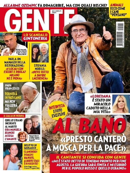 Title details for Gente by Hearst Magazines Italia spa - Available